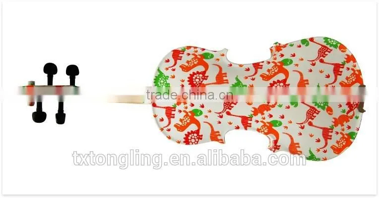 Violin With Carving Flower TL-1406