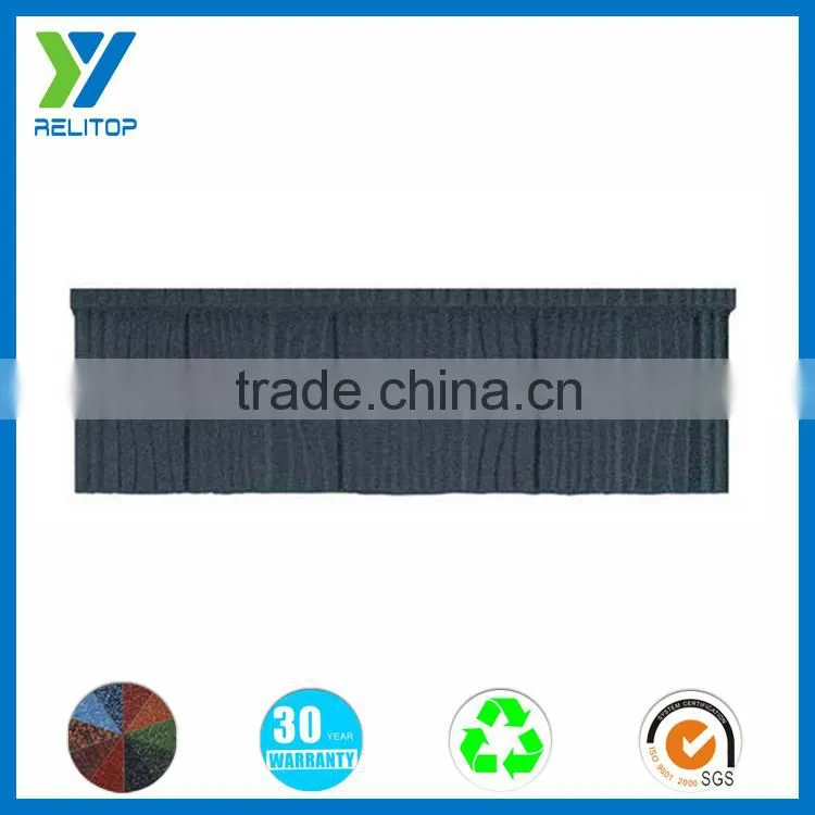 Wholesale hot sale high quality colorful sand coated metal roof tile