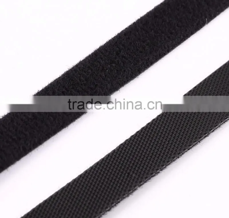 Black Adjustable ONE-WRAP Cable Ties Wire Cord Straps Reusable Hook Loop