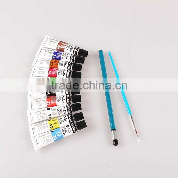 Free Sample 2015 Hot Sell Bulk Best Quality 12 Color Art Acrylic Colour Paint Set For Students