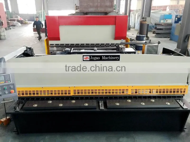 2015 New Design S hydraulic aluminum plate shearing machine , NC shears used for cutting iron sheet