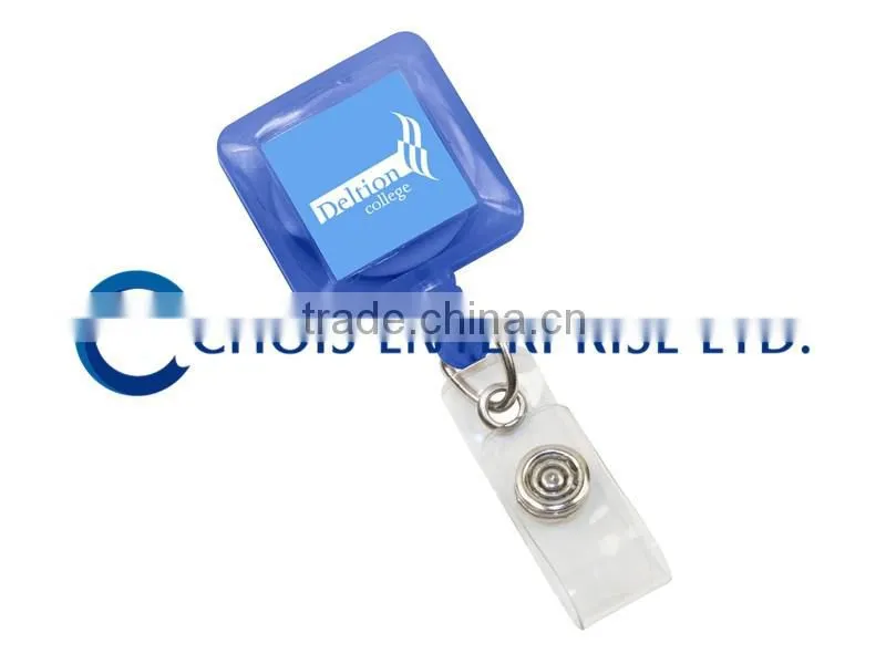 Custom Yoyo Badge Reel/ID Card Holder Round Badge Reels Retractor