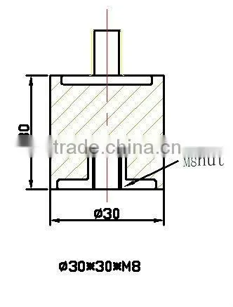 rubber/silicone Automobile Part,rubber buffer/bumper/feet with screw,protection,durable