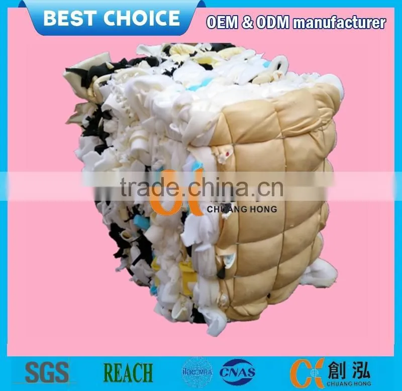 Foam manufacturing raw materials foam scrap pieces