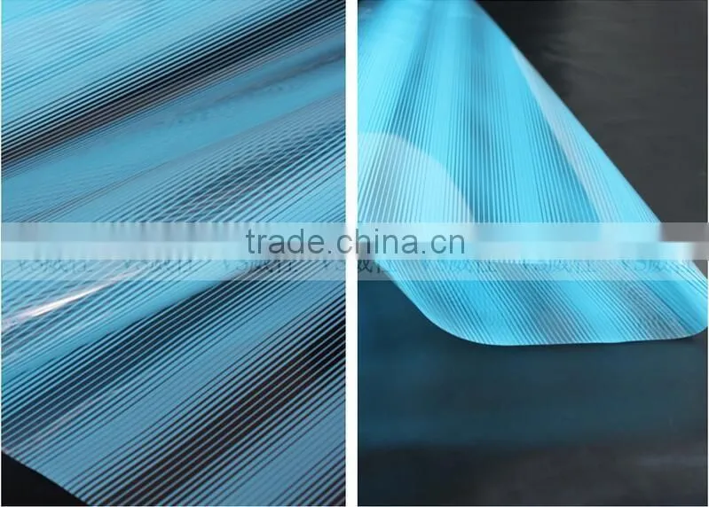 Promotional shutter gradation pattern decorative film for home,office platform glass door and window ,privacy decorative film