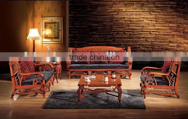 Classic Compact Cane Sofa Sets