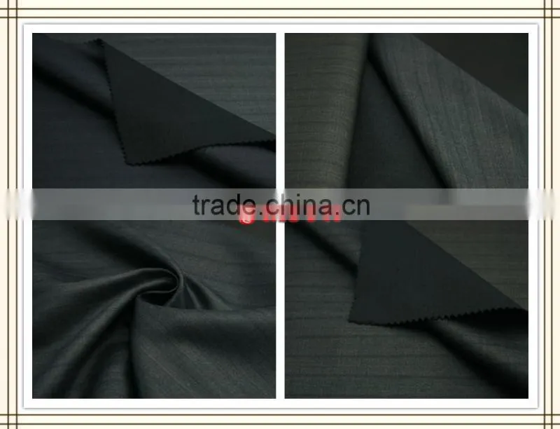 MANUFACTURER DOUBLE FACE SATIN BACK STRIPE HEAVY JACKET POLYESTER FABRIC FU1093