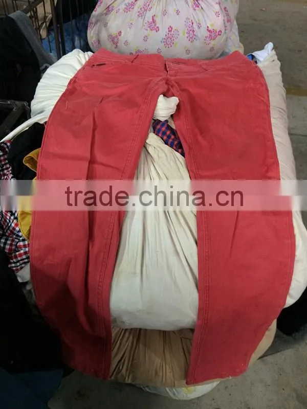 2015 hot sale colored used ladies leggings used clothes
