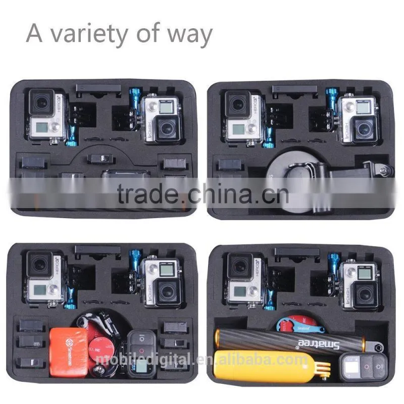 Smatree G260sl Large GoPro Case for Gopro Hero4 Accessories (10.6" x8.3" x2.8")