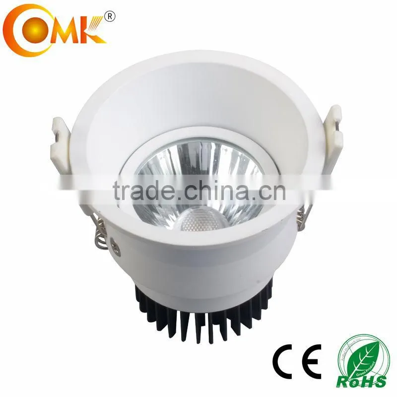 7w adjustable Recessed COB LED Downlight with ce rohs