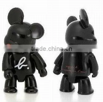 Action cartoon bear toys,cool bear figure decoration