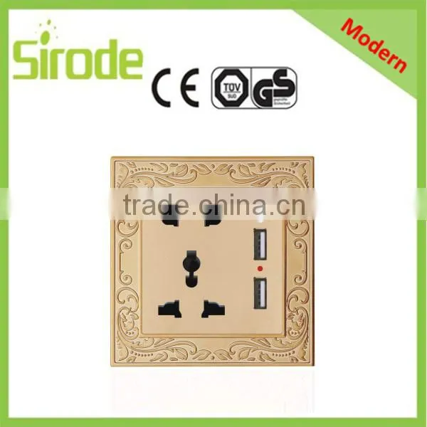 UK market BS Standard bakelite 45A DP switch + 13A switched scoket with neon light cooker unit