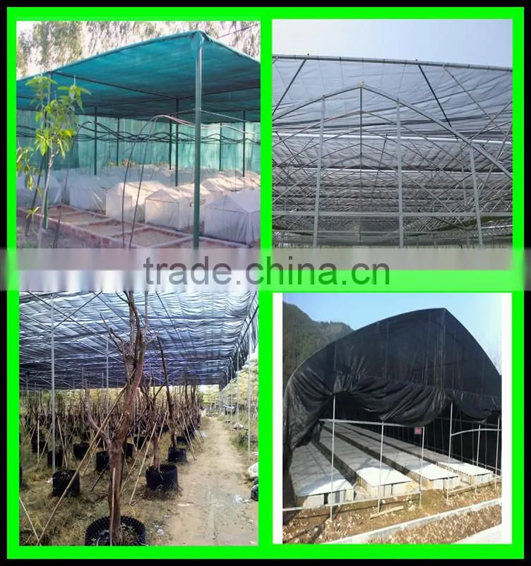 black greenhouse windsurfing flate wire shade net