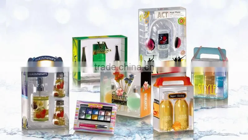 New Clear Cap PVC Gift Hang Box