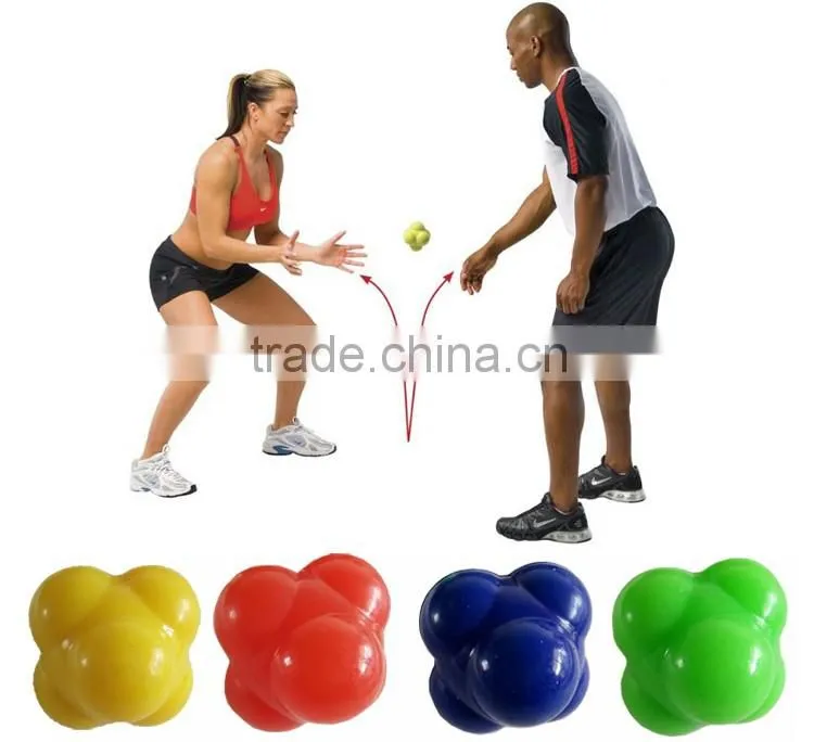 2016 New Design Rubber Reaction Balls For Training Speed