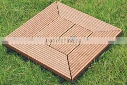 high quality outdoor wpc DIY decking 300mm*300mmClip Free
