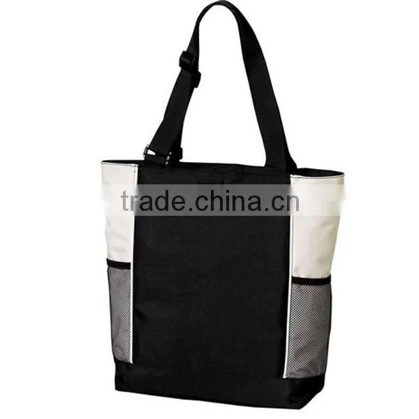 Customized Logo Waterproof Polyester Shoulder Shopping Bag
