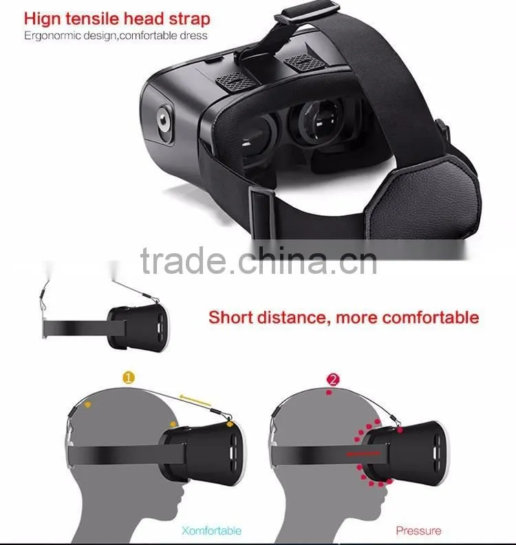 New Technology Google Cardboard 3D VR box Virtual Reality Video Game VR Glasses+Bluetooth Gamepad