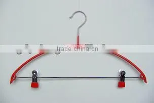Fashion sales metal wire hanger with clips