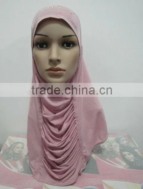 H137 latest muslim hijab,one piece hijab