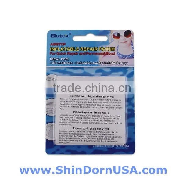 PVC repair patch for air mattresses, repair patch in air mattress