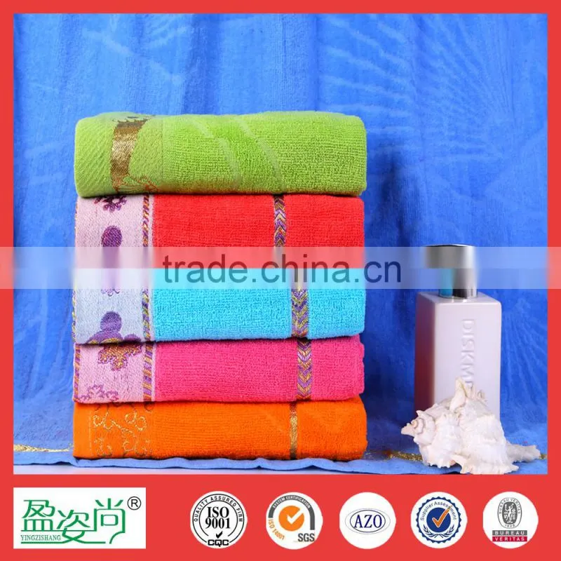 cotton face towel with china wholesale green strip hotel towel