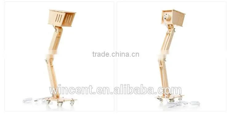 Drawing Handmade Wood Assembly Table Lamp