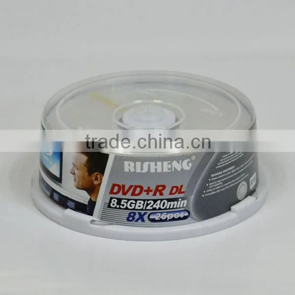 RISHENG 8.5GB DL dual layer/8.5gb dvd price/dvd dual layer