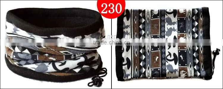 polar fleece winter neck warmer scarf 230