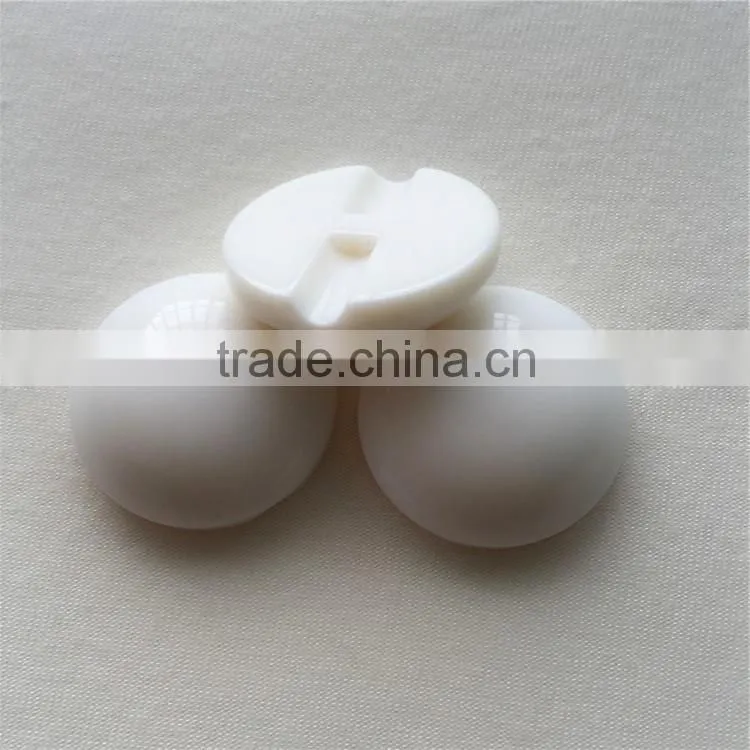 Hot design fashion white plastic sew tuggle button