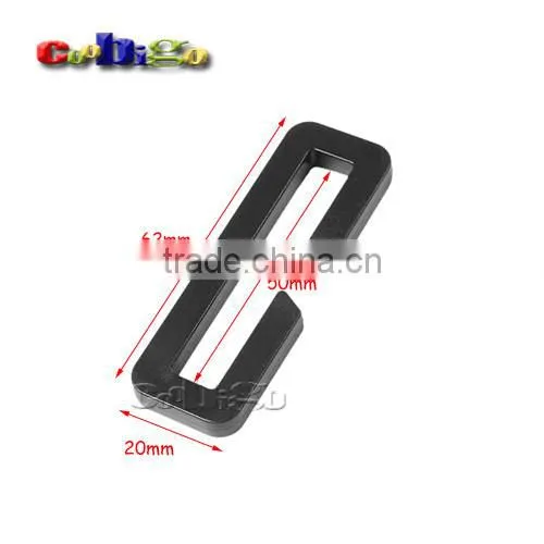 Looploc Plastic Rectangular Ring Buckle for Straps Bags Backpack #FLC442-20B/25B/32B/38B/50B