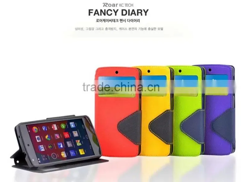 Smart View Window Protective Fancy Diary Phone Case For Samsung Galaxy S2 S3 S4 S5 S6 Korea Brand New