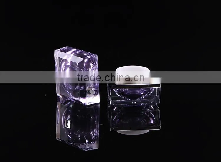 ISO9001 Unique Environment-friendly clear plastic cosmetics container