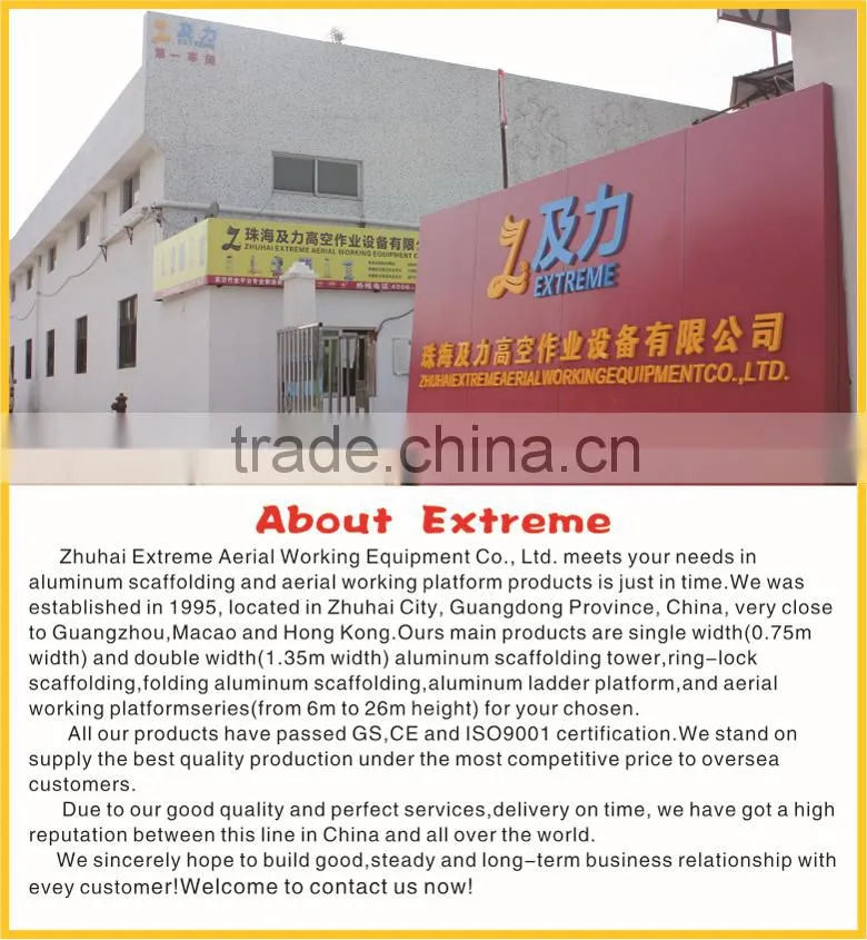 10m scaffolding system used