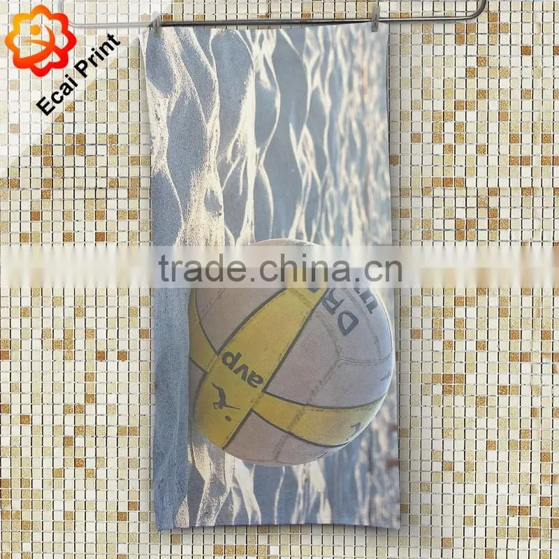 2016 hot sell customize sublimation beach towel with pattern