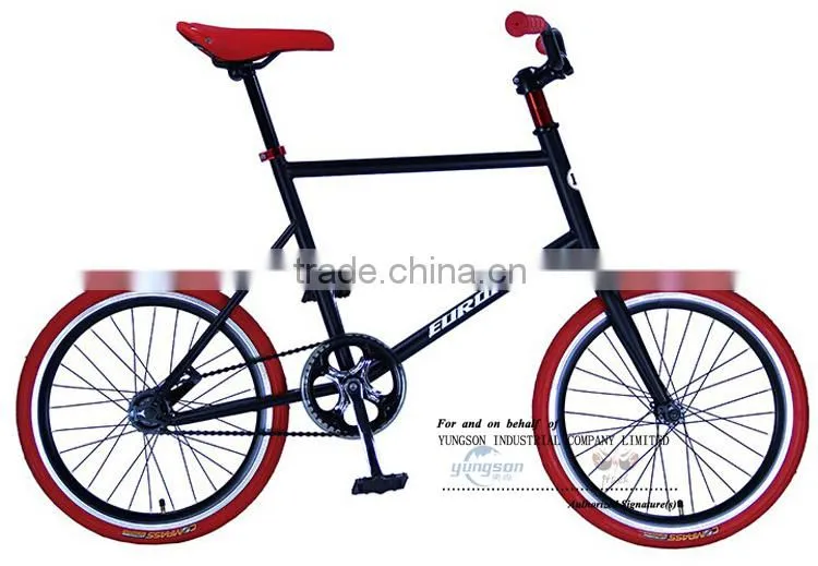 Colorful fixed gear bike for kinds 20er small wheel