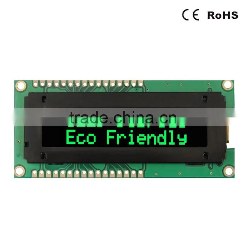 OLED16x2 Character Green display Module with I2C interface 3V