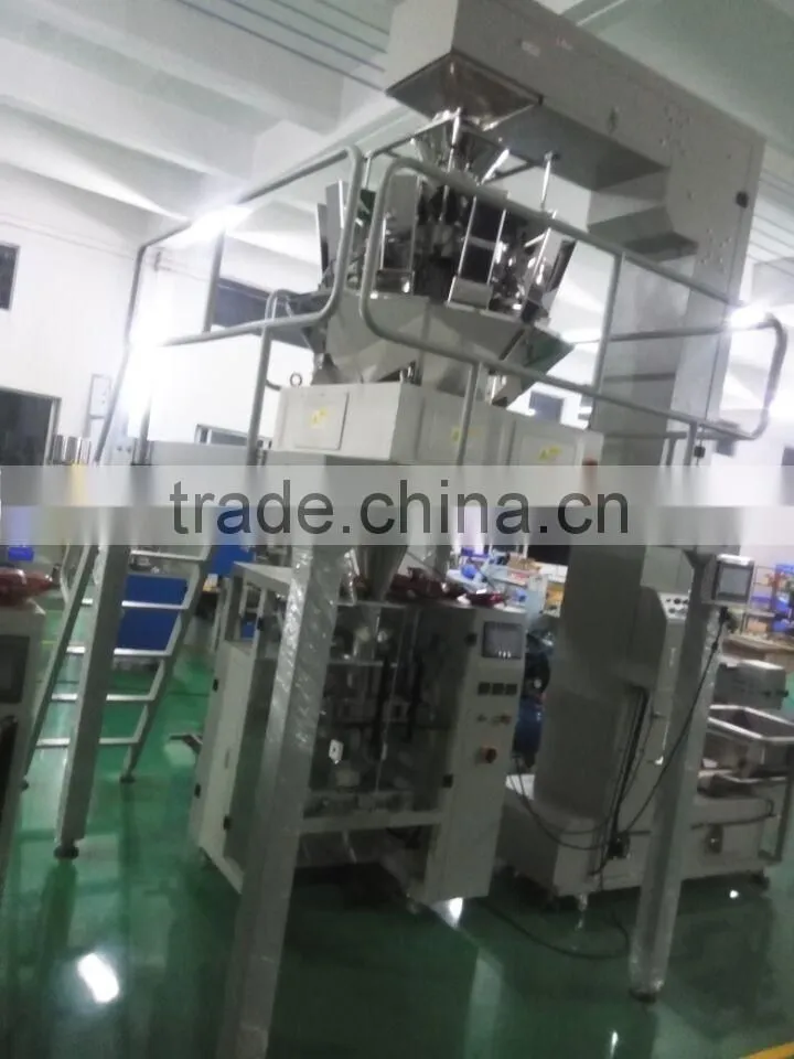 mixed fruit chips snack packing machine