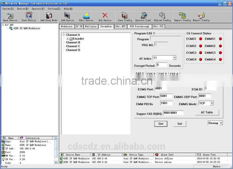 4in1 IP QAM RF Modulator