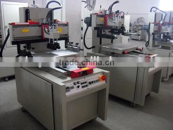 Semi-automatic flatbed screen printer with worktable shuttle/vacuum table screen printer GW-3050P