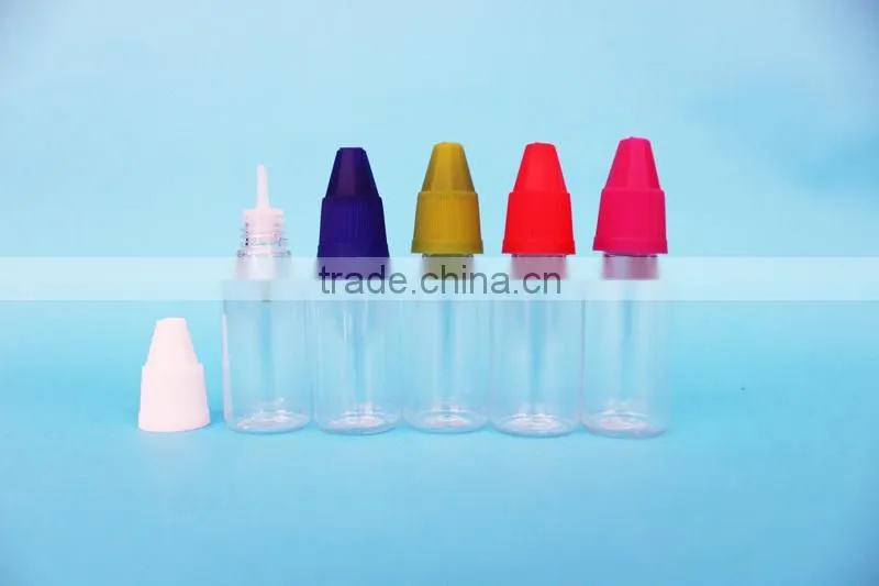 10ml plastic dropper bottle with childproof cap, e-cigarette plastic bottle,dropper bottle