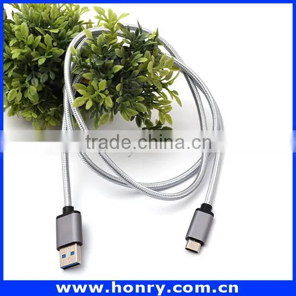 New Trend High Speed Braided USB 3.1 Type C to USB 3.0 a Male USB Date Sync Charger Cable