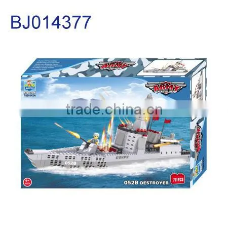 Intelligent 3d puzzle diy army toy/ plastic osprey warplane model