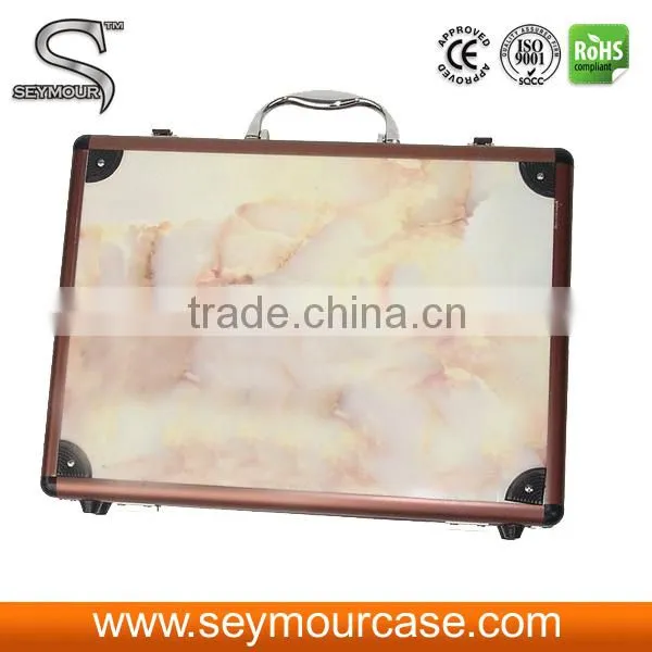 Showing Case White Granite Floor Tiles Sample Box Watch Storage Case Display Box