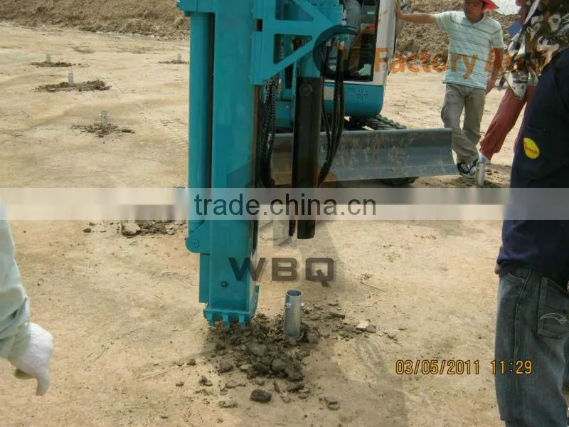 Spiral Piling Machine for ground screw and solar monunting
