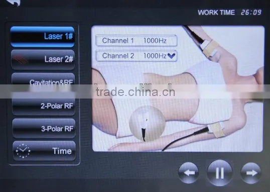 Hot sale cavitation RF lazer epilasyon weight loss equipment
