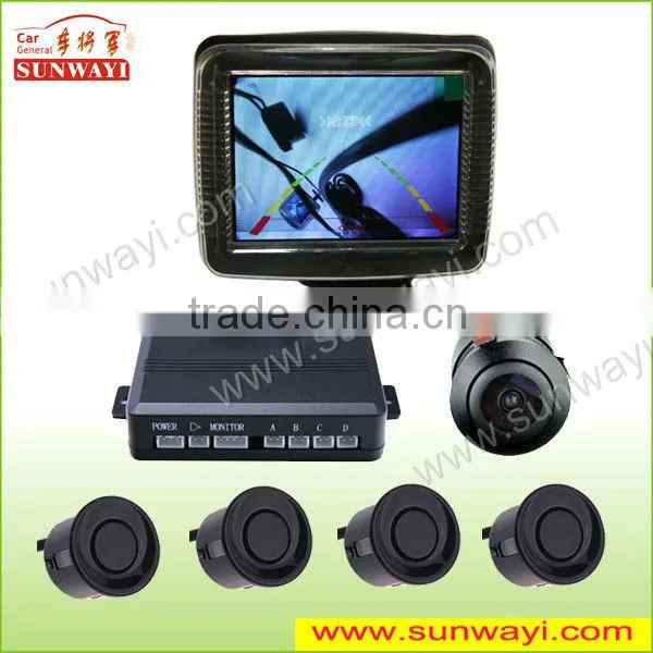 ultrasonic sensor detector with automotive camera video system