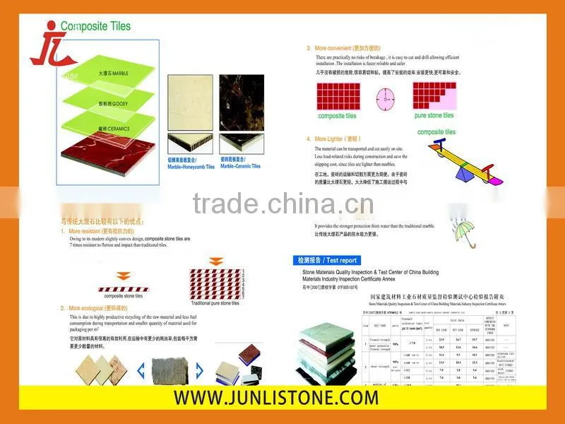 Rosalia pink marble composite ceramic tiles