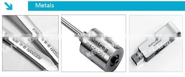 fiber laser machine to mark metal gifts with names and logos