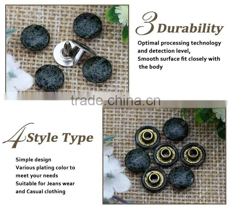 Painting Metal Rivets Shoes Rivets,Black Leather Rivets for Sale